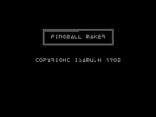 Image n° 1 - titles : Pinball Maker